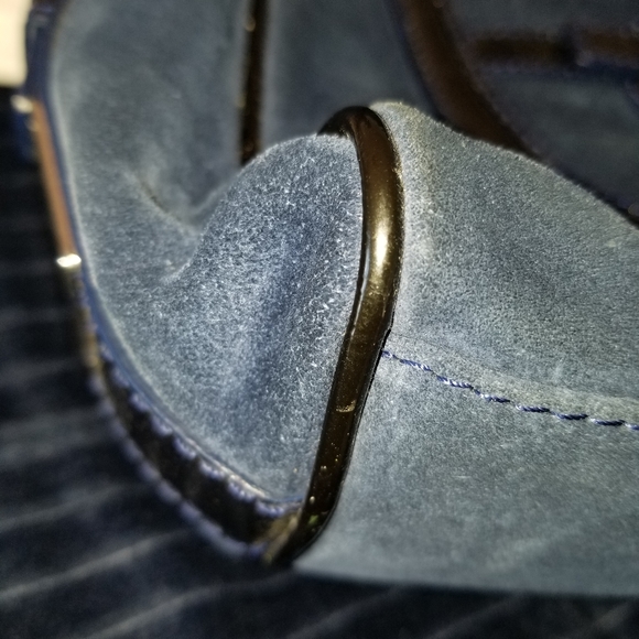 Rare MCM super blue suede 2 way bag - Picture 7 of 16